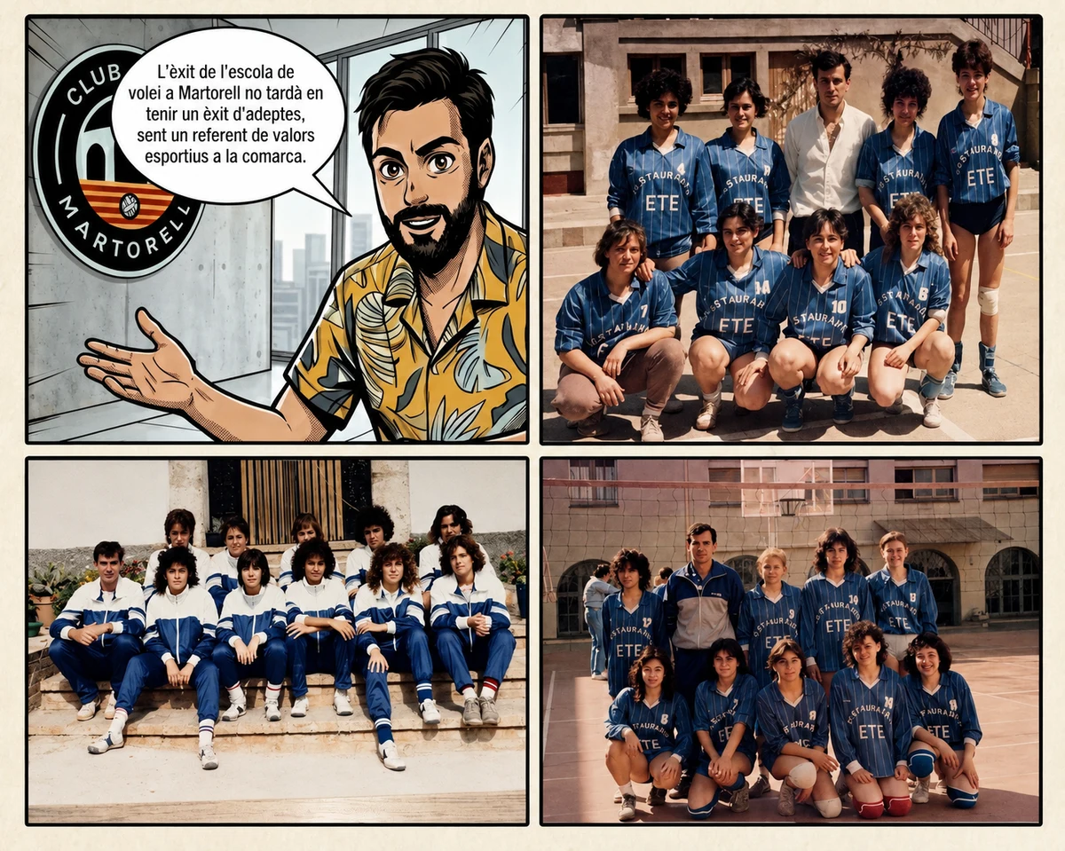 Pàgina 8 del còmic del CV Martorell