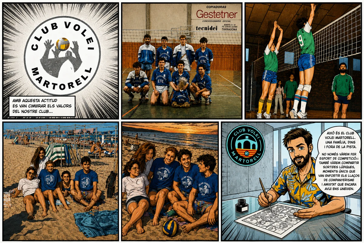 Pàgina 10 del còmic del CV Martorell